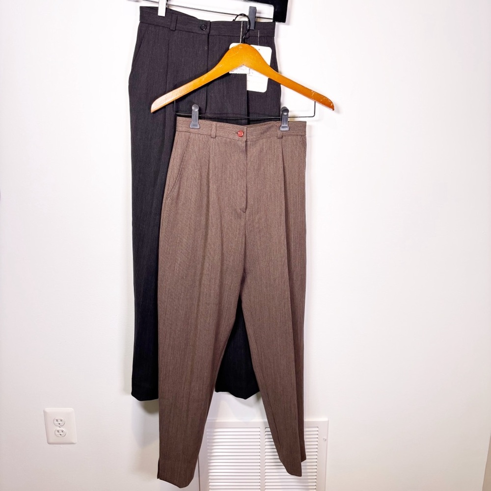 Vintage Le Painty French Wool Pleated Pants